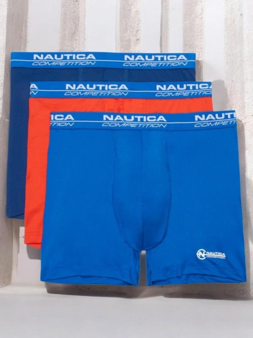 Nautica Men's 3-Pk. Mesh Performance Boxer Briefs